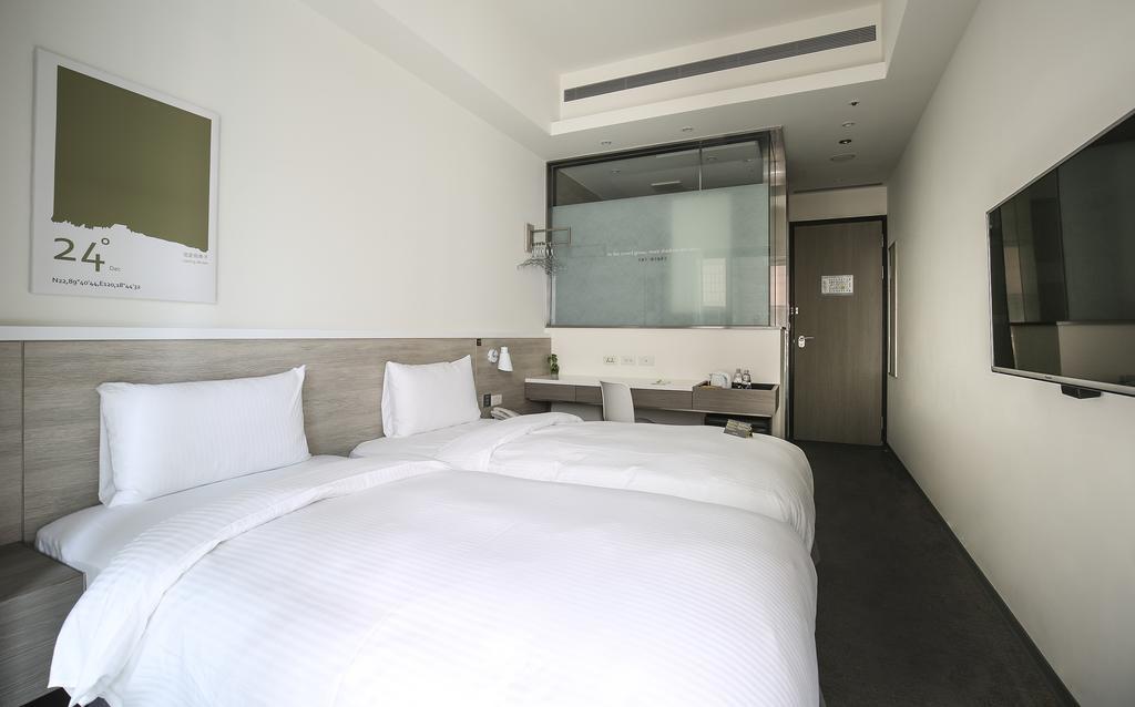 Cityinn Hotel Plus- Fuxing North Road Branch Tajpej Szoba fotó